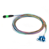 24F MTP/PC to 24x LC/UPC Hydra Breakout Cable, OM4 Multimode