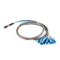 12F MTP/APC to 12x LC/UPC Hydra Breakout Cable, OS2 Single Mode