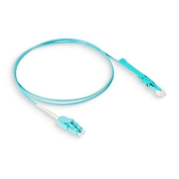 CS/PC-LC/PC Duplex LC Uniboot A-B OM4 Multimode OFNP 2.0mm Aqua Tight Buffered Patchcord