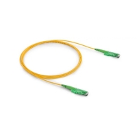 E2000/APC-E2000/APC Simplex G657A Single Mode Hytrel 2.0mm Yellow Semi Tight Buffered Patchcord