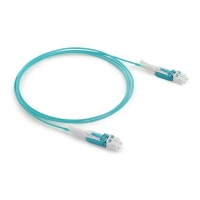 LC/PC-LC/PC Duplex LC Uniboot A-B OM3 Multimode LSZH 2.0mm Aqua Tight Buffered Patchcord