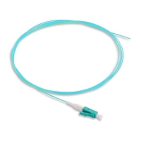 LC/PC Simplex OM3 Multimode Hytrel 0.9mm Aqua Tight Buffered Pigtail