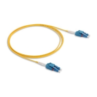 LC/UPC-LC/UPC Duplex Unibody A-B OS2 Single Mode LSZH 2.0mm Yellow Tight Buffered Patchcord