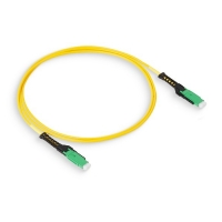 D4/UPC-D4/UPC Simplex G657A Single Mode OFNP 1.8mm Yellow Semi Tight Buffered Patchcord