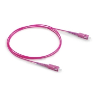SC/PC-SC/PC Simplex OM4 Multimode Riser (OFNR) 1.8mm Magenta Semi Tight Buffered Patchcord