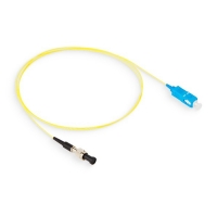 SC/UPC-SMA/PC Simplex G657A Single Mode LSZH 0.9mm Yellow Tight Buffered Patchcord