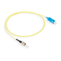 SC/UPC-ST/UPC Simplex OS2 Single Mode LSZH 0.9mm Yellow Tight Buffered Patchcord